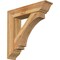 Ekena Millwork Imperial Traditional Rough Sawn Bracket w/ Offset Brace, Western Red Cedar, 8"W x 34"D x 34"H BKT0806X34X34IMP01RWR - alternate 1